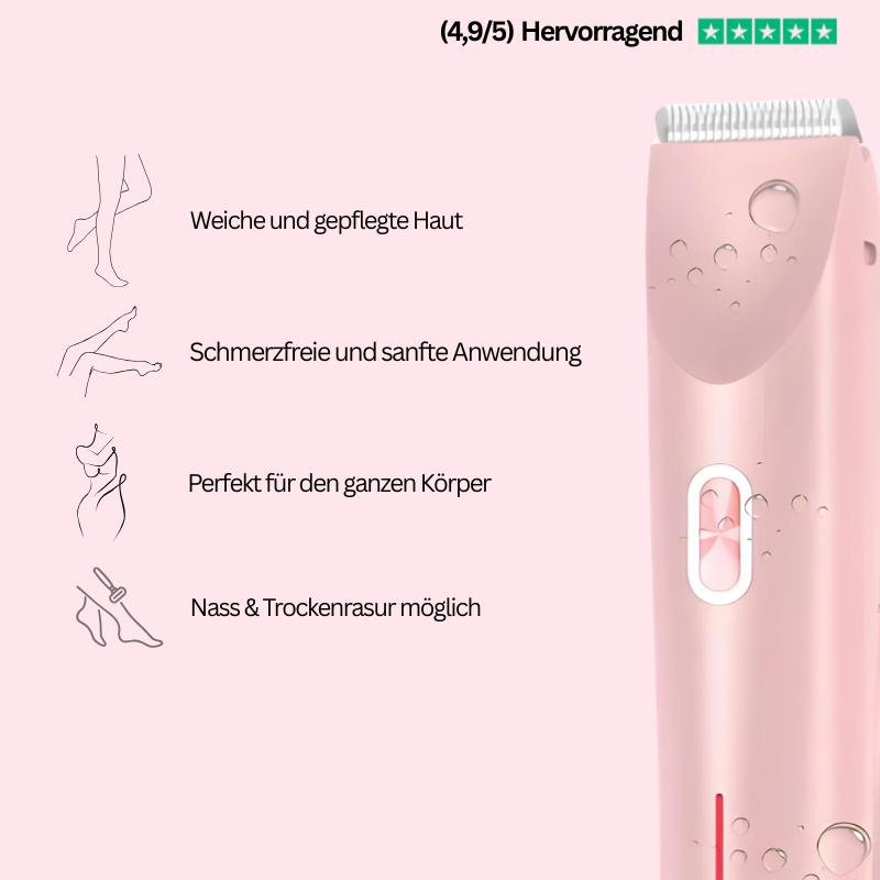 Dermaweich - 2 in 1 Trimmer + Rasierer - Das Original